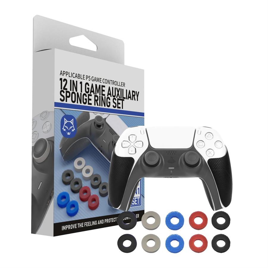ESPONJAS Y SKIN PARA CONTROL PS5 HS-PS5060 [912]