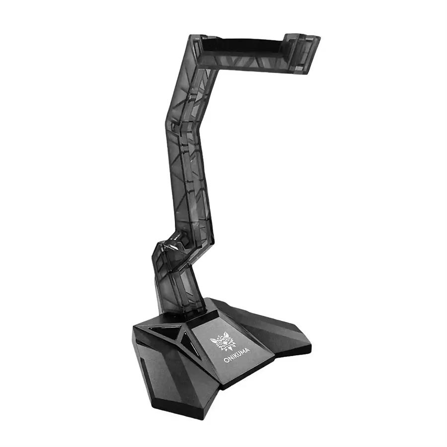 SOPORTE AUDIFONO ONIKUMA TRANSPARENTE ST-3 [769]