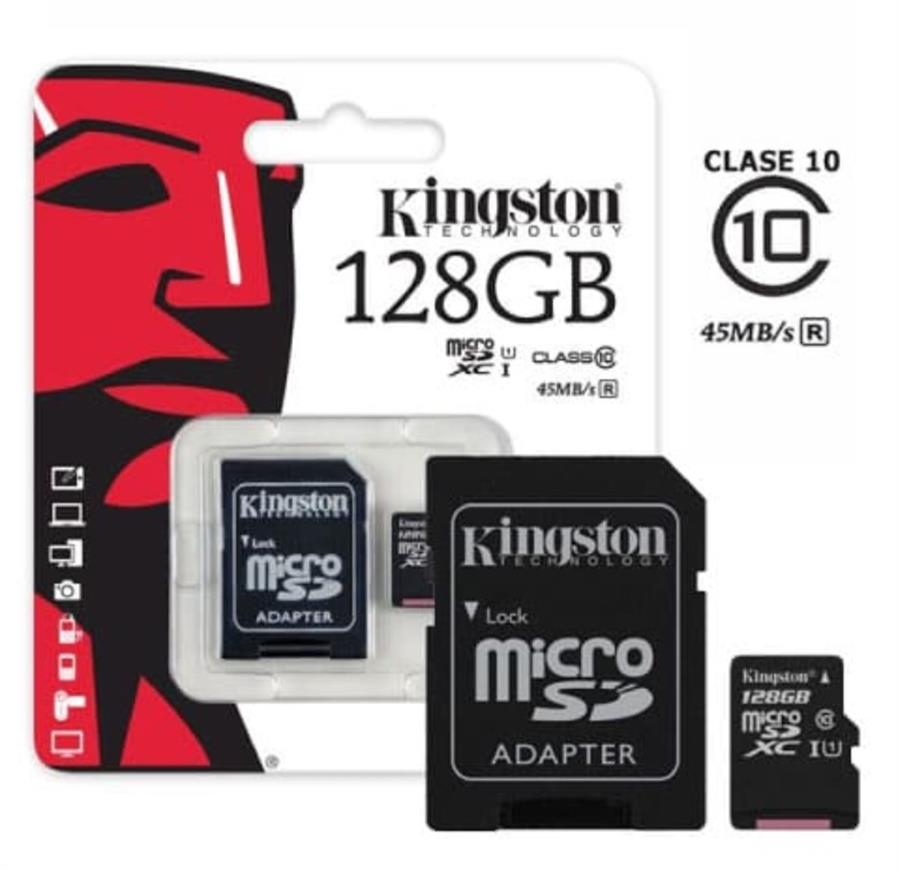 MEMORIA MICROSD KINGSTON SDCS2 128GB [812]
