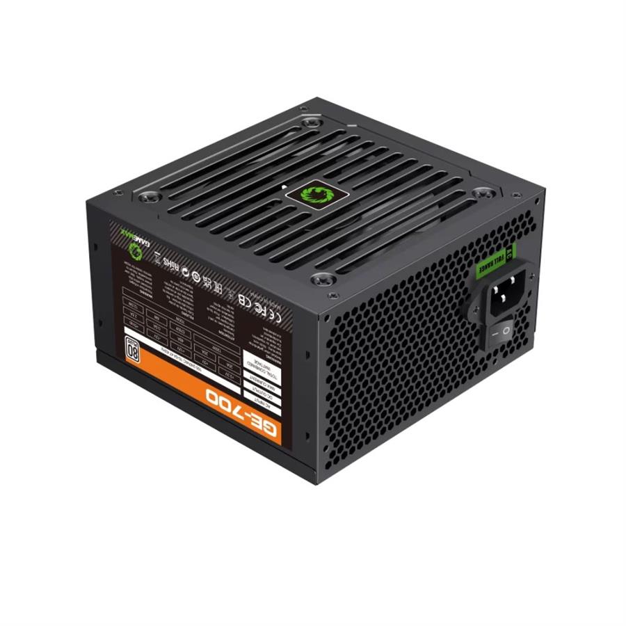 GAMEMAX GE-700 CERTIFICADA 80+ WHITE / CON VENTILADOR DE 12 CM ULTRA-SILENCIOSO / 700 WATTS