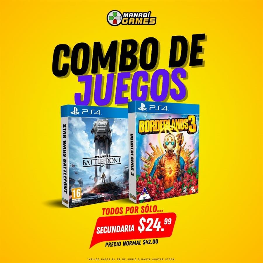 COMBO: STAR WARS BATTLEFRONT + BORDERLANDS 3 PS4 SECUNDARIA