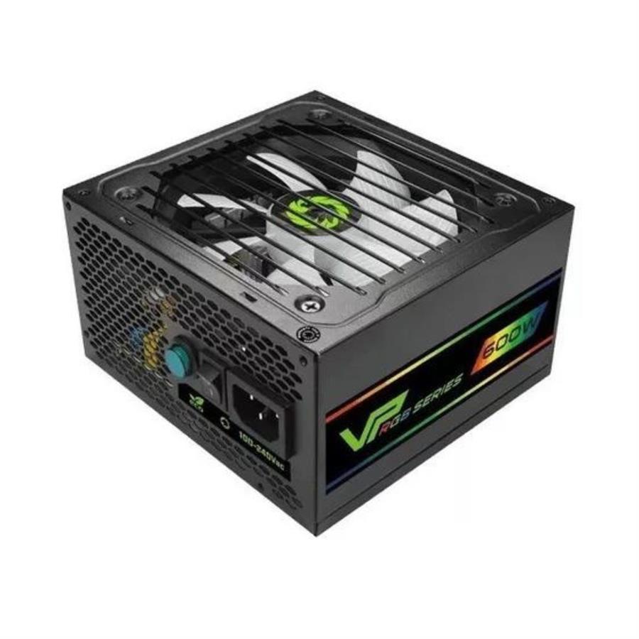 GAMEMAX VP-600 CERTIFICADA 80+ BRONZE / CON VENTILADOR 12CM ULTRA SILENCIOSO / 600 WATTS