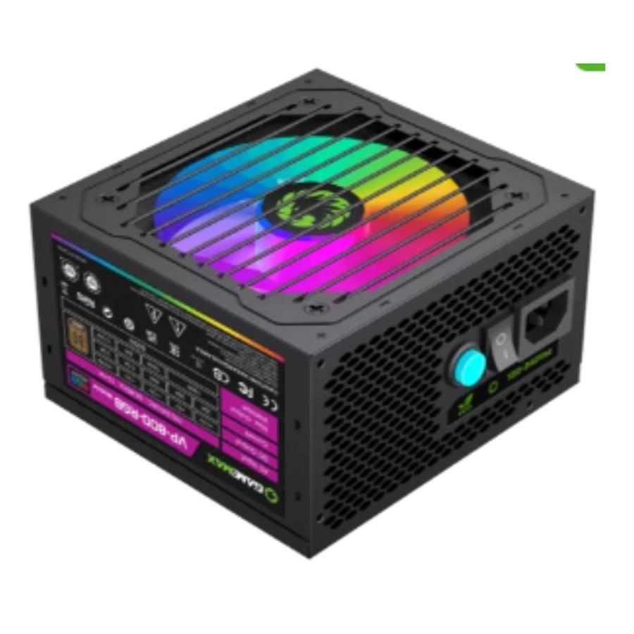 GAMEMAX VP-800 RGB CERTIFICADA 80+ BRONZE / CON VENTILADOR 12CM ULTRA SILENCIOSO / 800 WATTS