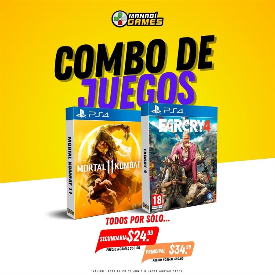 COMBO: MORTAL KOMBAT 11 + FARCRY 4 PS4 SECUNDARIA