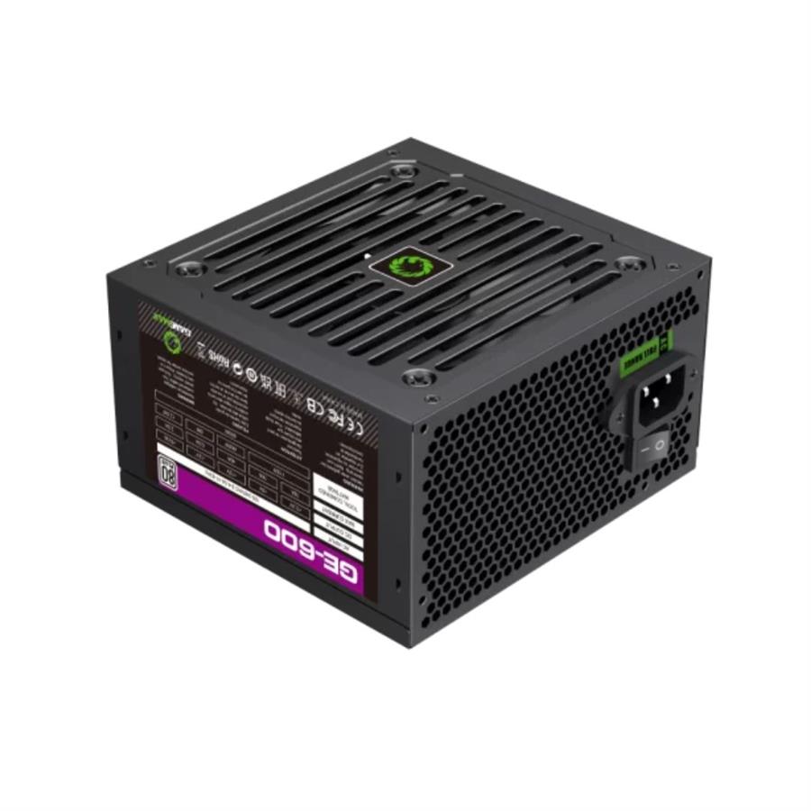 GAMEMAX GX-600 CERTIFICADA 90+ GOLD / CON VENTILADOR AUTOMATICO 12CM ULTRA SILENCIOSO / 600 WATTS