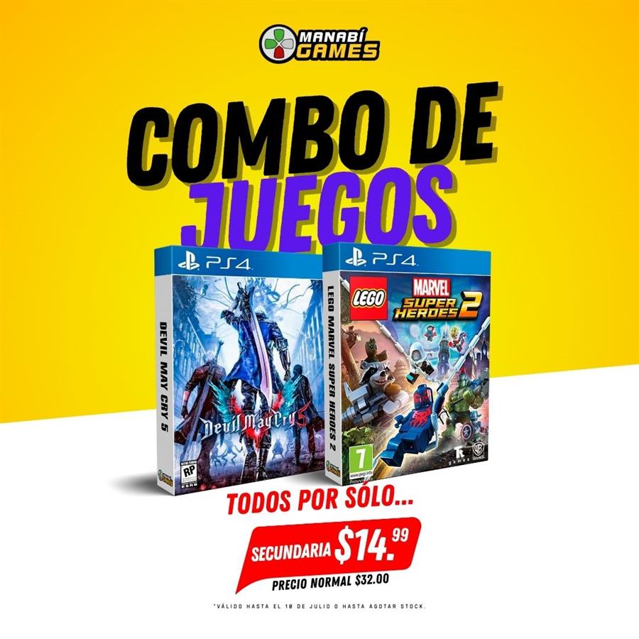 COMBO: DEVIL MAY CRY 5 + LEGO MARVEL SUPER HEROES 2 PS4 SECUNDARIA