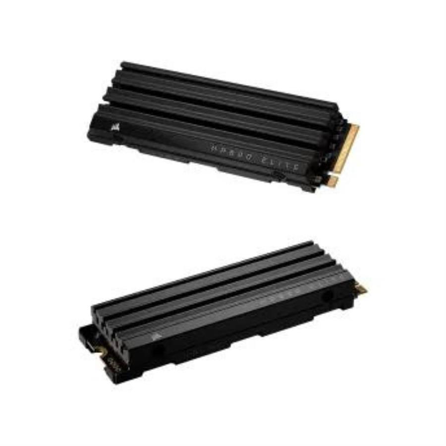 SSD CORSAIR MP600 ELITE 2TB PCIe Gen. 4 M.2 2280 NVMe 1.4 con Disipador de Calor Black