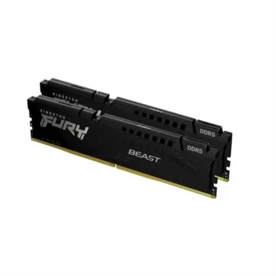 DIMM KINGSTON FURY BEAST NEGRO 32GB 2X16GB-64BIT DDR5-4800 CL38 288-PIN