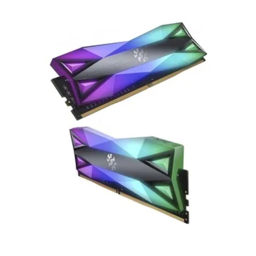 DIMM ADATA XPG 16GB DDR4-3200MHZ SPECTRIX D60 RGB CL16 TUGSTEN GRIS