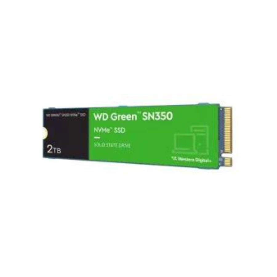 SOLID STATE DRIVE WESTERN DIGITAL 2TB M.2 SN350 PCIE 2280 3D NAND 3200MB-S GREEN