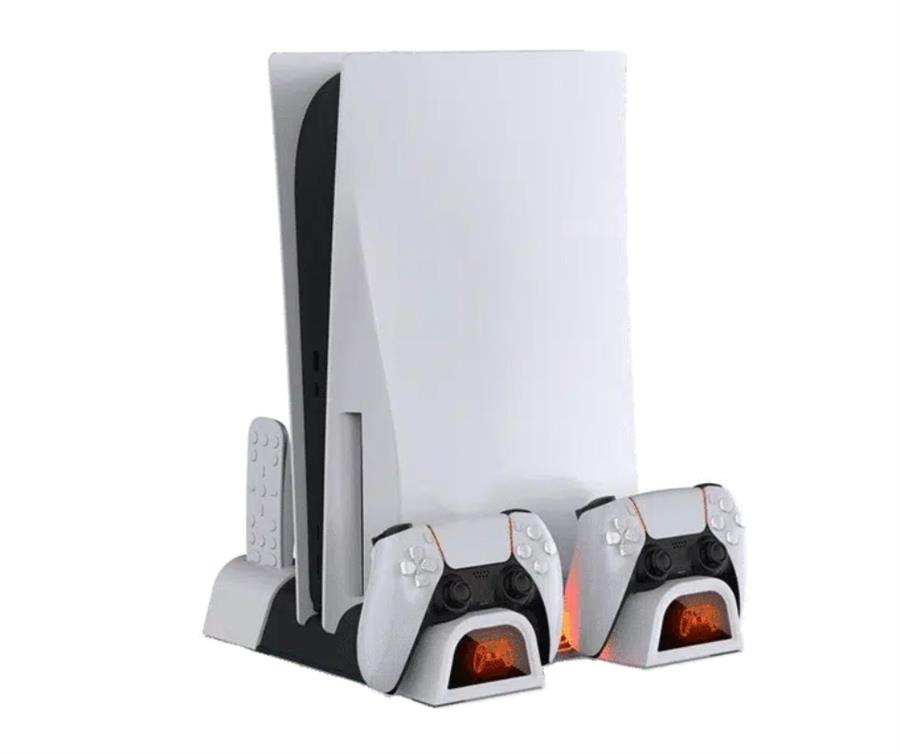 COOLER STAND CON CARGADOR DOBLE PARA PS5 DOBE TP5-05100 [3194]