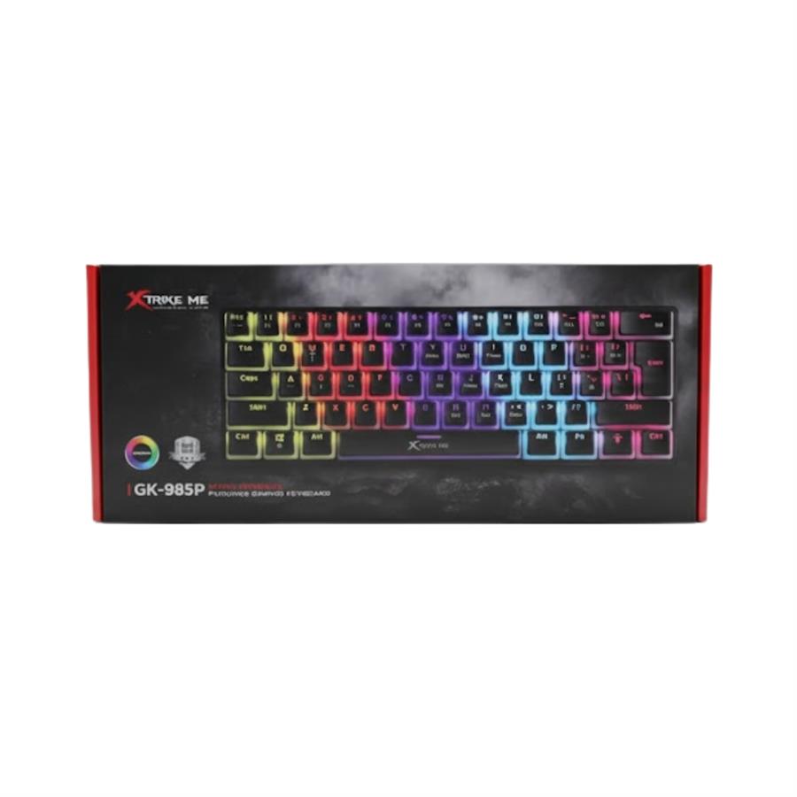 TECLADO MECANICO RGB XTRIKE ME GK-985P [3435]