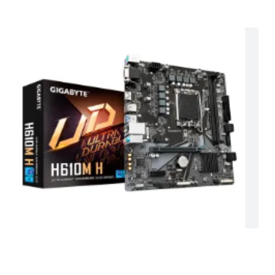 MBO GIGABYTE H610M-H 13VA LGA1700 DDR5 D-SUB HDMI M.2 8USB2.0 4USB3.2 PCIE4.0 mATX