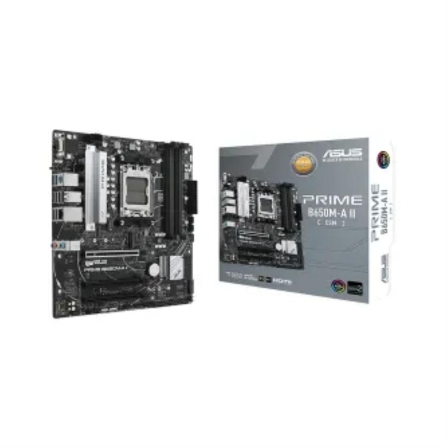 MBO ASUS PRIME B650M-A II CSM AMD 7000 4DDR5 VGA HDMI DP PCIE5.0 M.2 USB3.2 MICRO-ATX