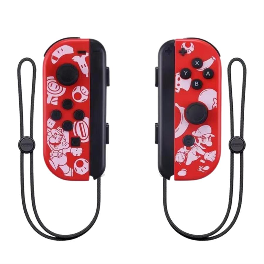 JUEGO DE CONTROLES DE JOYCONS NINTENDO SWITCH SUPER MARIO RED TRIPLE A [2990]