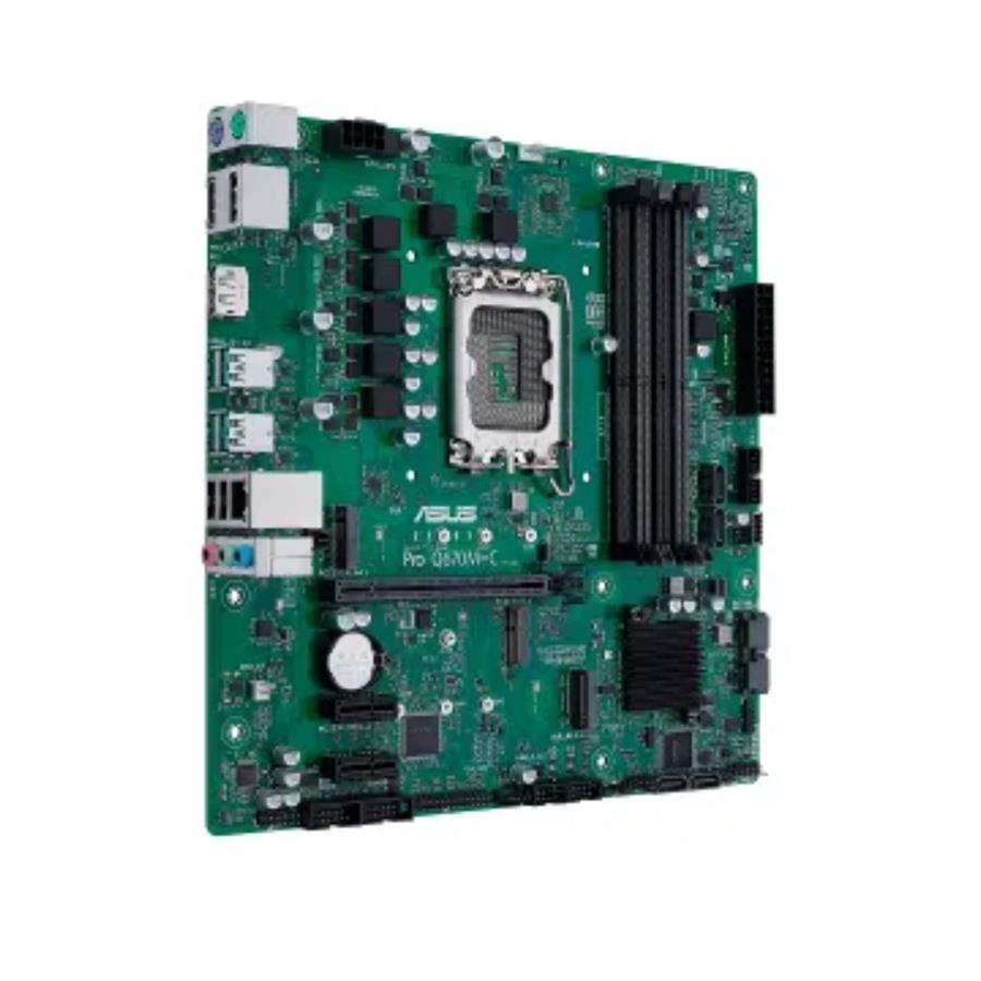 MBO ASUS PRO Q670M-C-CSM 13VA-12VA LGA1700 4DDR5-5600 2DP HDMI 2M.2 6USB PCIE4.0 MATX