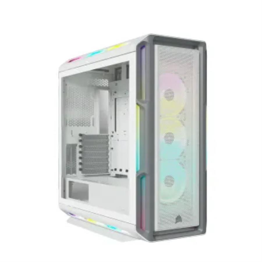 CASE CORSAIR ATX ICUE 5000T RGB TEMPERED GLAS MID-TOWER CASE N-PS 3VEN BLANCO