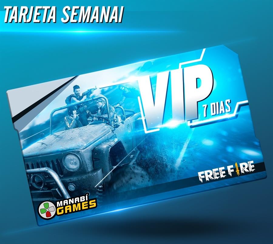 RECARGA FREE FIRE TARJETA SEMANAL POR ID [FREEFIRE] [301]